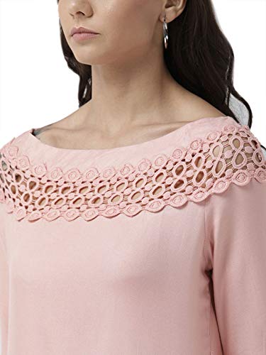 Image of Style Quotient Women Solid Viscose Rayon Smart Casual top