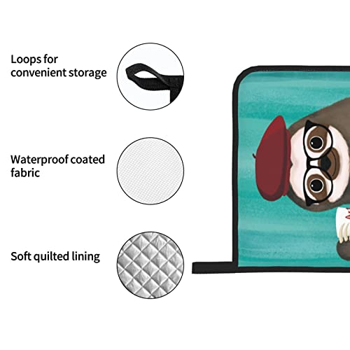 Yiftd Oven Mitts And Pot Holders Sets Of 4 Cute Sloth Washable Kitchen Gloves Waterproof Oven Gloves And Hot Pads For Baking Cooking Grilling Bbq #TOP4