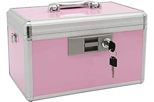 Secure Medicine Storage with Pink Medicine Box with Lock
