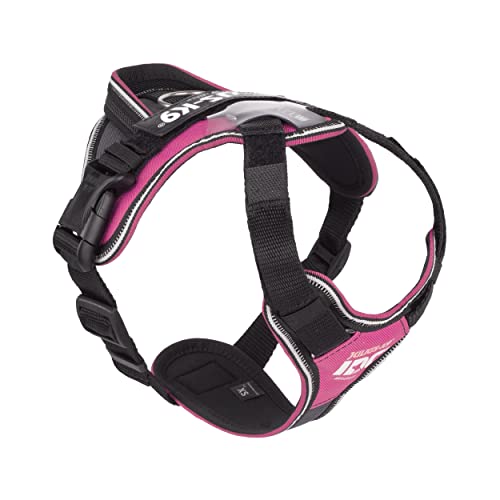 JULIUS-K9 IDC Longwalk Y-Harness, Pink-Gray, Size: XS