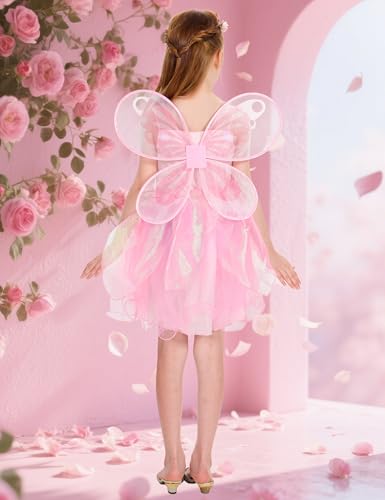 Disfraz completo de hada para niña 3-10 años miniatura 6