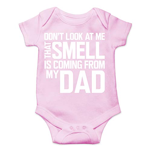 Image of CBTwear Don’t Look at Me That Smell Is Coming From Dad - Baby Clothes - Funny Newborn Bodysuit Outfits for Boys and Girls