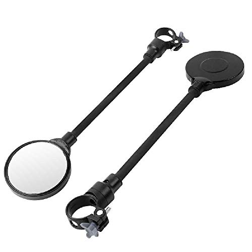 Espejo de bicicleta para evitar puntos ciegos con rotación ajustable de 360 grados 2