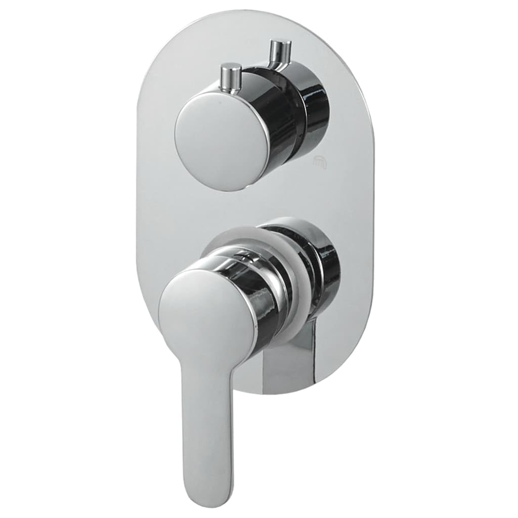 Sistema doccia in acciaio inox 201 argento con soffione rotondo 30 x 30 cm, doccetta 2,8 x 22 cm, 140 ugelli anticalcare, tubo flessibile da 150 cm, montaggio a parete, doccia benessere per