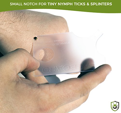 Tickcheck Tick Remover Card - Wallet Sized Tick Removal Tool With Free Tick Id Card & Testing Information - For People, Dogs, Cats (2 Count) #TOP7