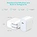 18W USB C Fast Charger Compatible with iPad Pro 12.9, Pro 11 inch 2020/2018, New Air 4 10.5, Google Pixel 5 4 3 2 XL 3A 4A 2XL 3XL 4XL Wall Charger, Foldable Plug, LED, 6.6ft USB C to C Charging Cord