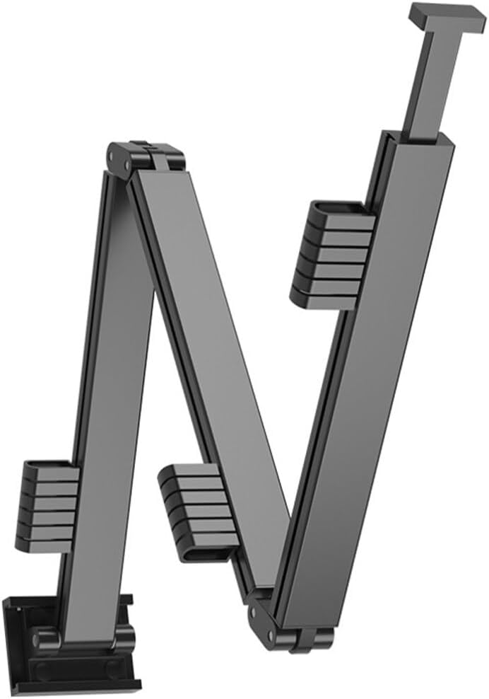 Alipis Wall Mount Coat Hanger Holder Clothes Drying Mounted Folding Clothes Drying Rack Retractable Collapsible Wall Mounted Drying Rack for Laundry Bathroom, 114.00X9.00X6.50CM, Black