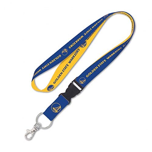 Lanyard de Golden State Warriors WinCraft con cierre de seguridad para llaves