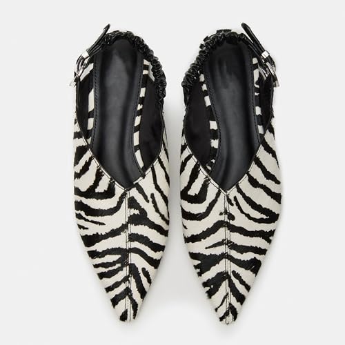 Ballet Flats for Women, Stylish Slingback Design with Pointed Toe for Comfortable and Elegant All-Day Wear4