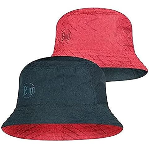 Gorro Bucket Travel Collage Rojo-Negro M/L Cover
