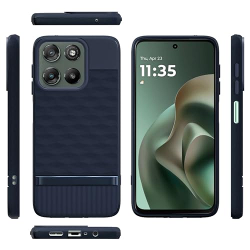Image of Shockproof Case Compatible with Motorola Moto G67 Power 5G / G57 Power 5G | Full Camera Protection | TPU Flexible Back Cover for Motorola Moto G67 Power 5G / G57 Power 5G (Steel Blue)