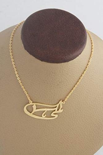 PapillonBrass Plated By 22k Gold Circular Name Necklace "Lama"
