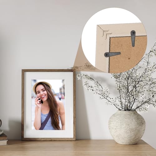 Image of uxcell 120pcs Picture Frame Backing Clips, 0.83 inch Photo Frame Turn Buttons Fasteners Hardware Corner Clip with 120pcs Screw for Hanging Pictures Craft Drawings, Pointer Shaped Black