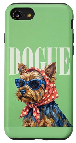 Dogue Yorkshire Fashion Dogs �G���J�o�[ ���D�� �X�}�z�P�[�X iPhone SE (2020) / 7 / 8 �p