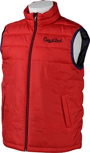 [カッターアンドバック] ゴルフ ベスト CBM6617 メンズ R349サンセットレッド 日本 L-(日本サイズL相当)