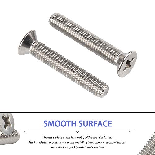 KINDOYO Vite a Testa Piatta - Set di Viti a Testa