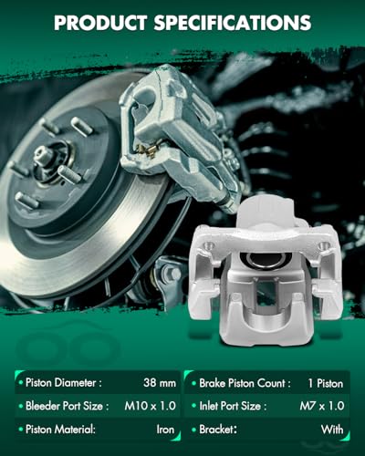 Image of SCITOO 19B3193 19B3192 Rear Left & Right Disc Brake Calipers Assembly w /Bracket For Toyota For RAV4 2006-2012
