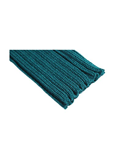 Image of uxcell Women's Knitted Design Solid Warm Thick Knee High Length Ribbed Leg Warmers