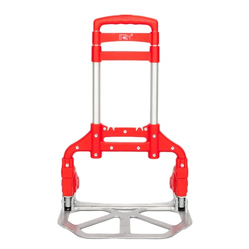 Carretilla plegable de aluminio portátil 165 lbs capacidad miniatura 1