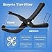 Glomora Bicycle Tire Bead Jack, Cycling Tire Lever Bike Repair Tool - Install & Change Difficult Wire Bead & Stubborn Tires Seating Tool with Anti-Slip Grips