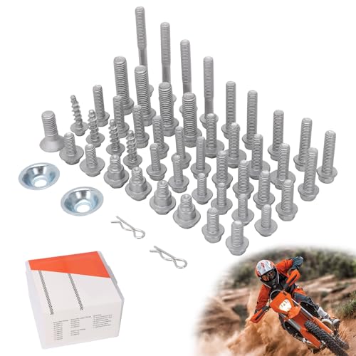 Kit visserie bolt moto et vis acier inoxydable pour motocross EXC SX 125 à 530