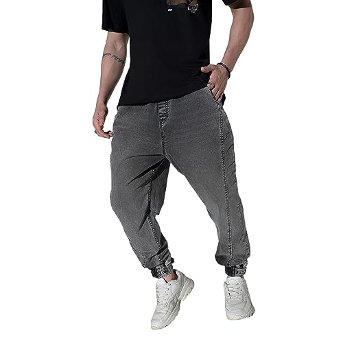 Image of Hubberholme Men's Paneled Loose Fit Jogger Jeans