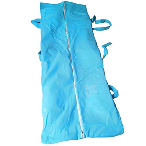 YUESFZ Cadaver Bag Ist Dick Und Langlebig, wasserdichte Taschen Mit 4 Trageriemen Bestattungsutensilien Gegen Auslaufen (Color : Blue, Size : 86.6 * 31.5 inches) Cover