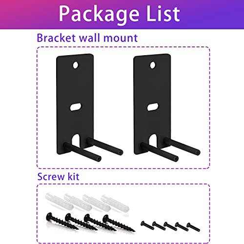 Bedycoon Pair Steel Black Wall Mount Brackets Replacement Compatible With Bose Omnijewel Lifestyle 650 Home Entertainment System And Bose Surround Speakers 700 #TOP5