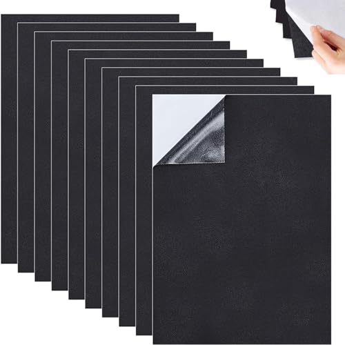 10 Stück Moosgummi Selbstklebend, Moosgummi Schwarz, 210 * 300 * 1mm...