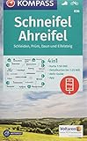  KOMPASS Wanderkarte Schneifel, Ahreifel, Schleiden, Prüm, Daun, Eifelsteig: 4in1 Wanderkarte 1:50000 mit Aktiv Guide und Detailkarten inklusive Karte ... (KOMPASS-Wanderkarten, Band 836)
