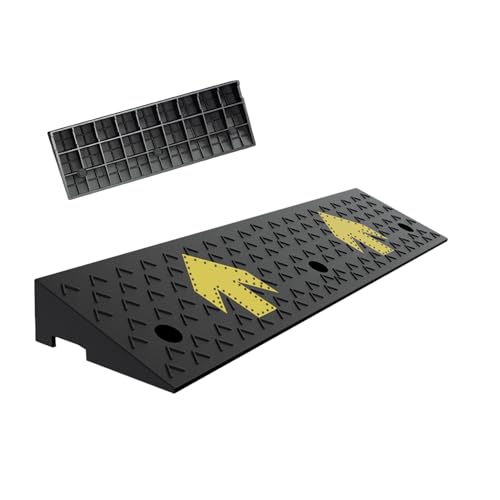 Rampa de caucho para bordillo altura 13 cm