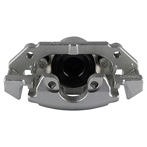 Image of TRQ Front Brake Caliper Set Zinc Coated Brackets Compatible with 2001-2007 Chrysler Town and Country 2003 Voyager 2003-2007 Dodge Caravan Grand Caravan