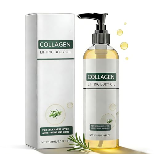 Collagen Lifting Body Oil, Collagen Oil for Skin Tightening for Women, Firming & Moisturizing Body Oil for Neck, Chest, Arms & Thighs (1pc)