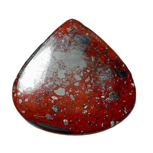 Cabochon jaspe rouge naturel pour fabrication de bijoux bague pendentif DIY