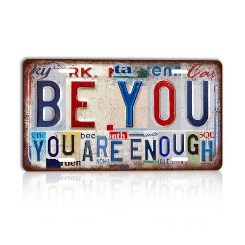 CHCdecor Vintage Be You You Are Enough Wall Decor License