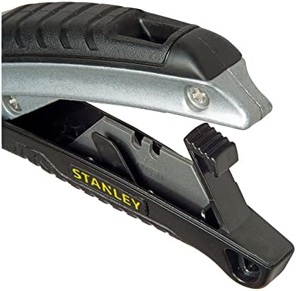 STANLEY Instantchange Retractable Blade Heavy Duty Utility Knife with Interlocking Nose Design and Quick Blade Change 0-10-788