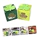 GLEAVI 12pcs Shamrock Candy Boxes Reusable Irish-Themed Treat Containers for Patrick's Day Party Favors for Cookies Cupcakes and Sweet