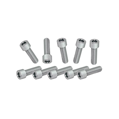 Orign8 Bottle Cage Bolts, 5mm, Bag of 10, Silver