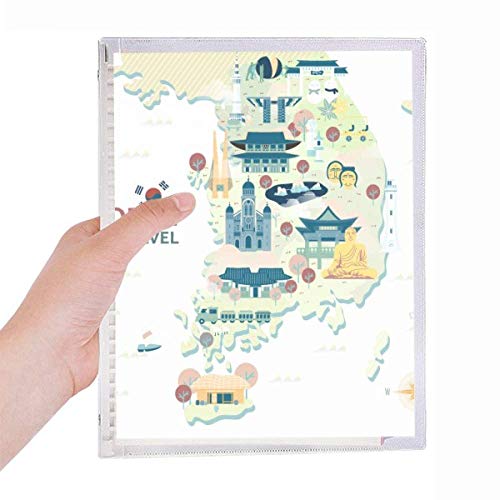 Carnet de notes en spirale rechargeable Voyage en Corée capturez vos précieux souvenirs