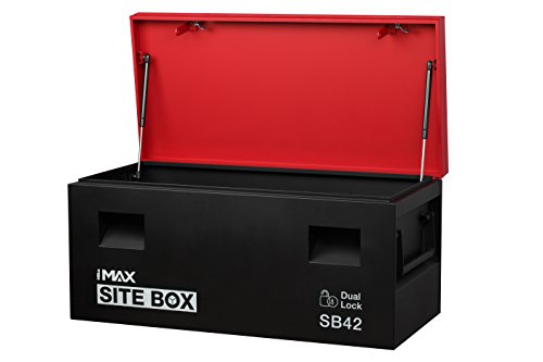 Hilka Tools SB42 Site Storage Box, Red/Black, 42-Inch