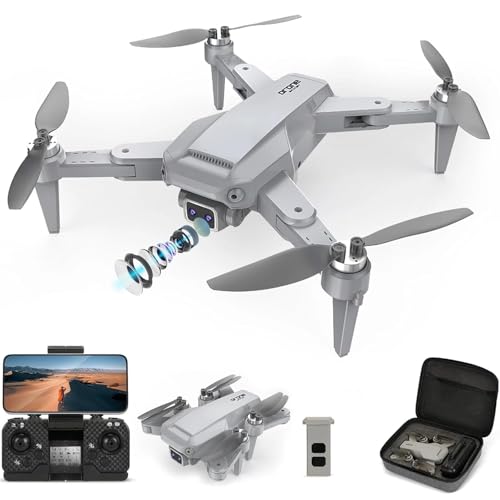 Image of GPSDrone with Dual 4K Camera, ProfessionalDrone with EIS and Brushless Motors, Comes with 1 Batteries, Supports WiFi Transmission and Trajectory Flight, Ideal Professional Drone for Adults