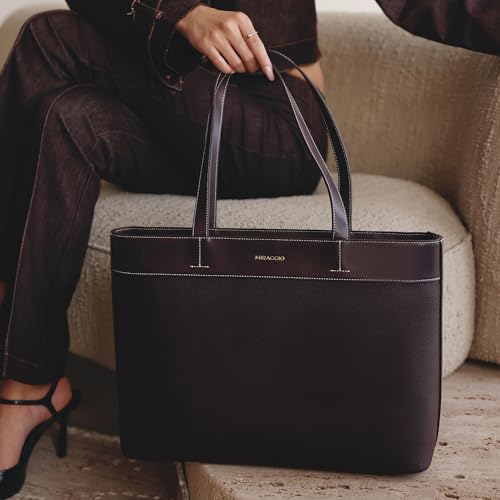 Image of Miraggio Meadow 15 Inch Laptop Tote Bag | Office Tote Bag For Women | Big Totes For Work & Travel With Functional Pockets