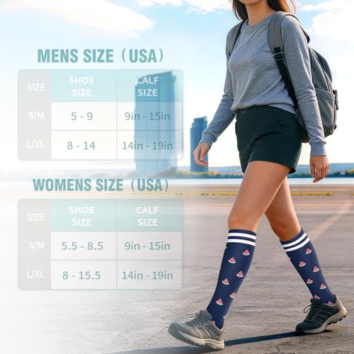 Image of Copper Compression Socks for Women & Men (6 pairs) - Best Support for Nurses, Running, Hiking, Recovery