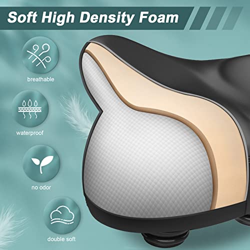 Selle de vélo surdimensionnée confortable avec suspension stable mixte - 2