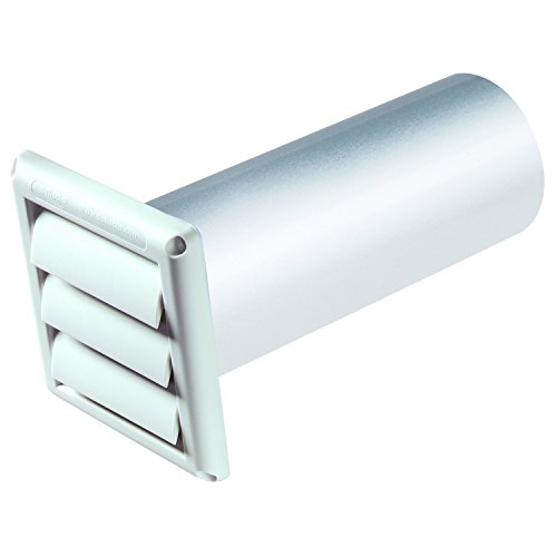Deflecto baño o Secadora de ventilación, 4 ", Color Blanco (svhaw4/12-a)