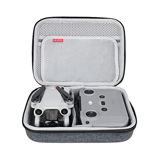 Mini 3 Pro Case, borsa a tracolla impermeabile compatibile per DJI Mini 3 Pro Drone, Grigio, Organizer per borse