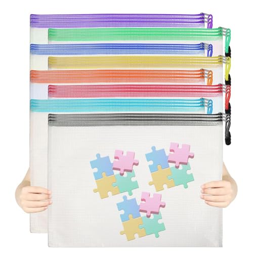 Pochettes de rangement en mesh à glissière pour vos jeux