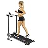 Sunny Health & Fitness SF-T1407M Foldable Manual Walking Treadmill, Gray