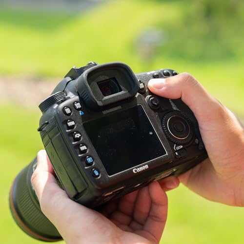 (2 Stück pro Paket) JJC Okular Augenmuschel für Canon EOS 1D X, 1D X Mark II, 1Ds Mark III, 5Ds, 5Ds R, 5D Mark III, 5D Mark IV, 7D Mark II Ersetzt Canon Eg.