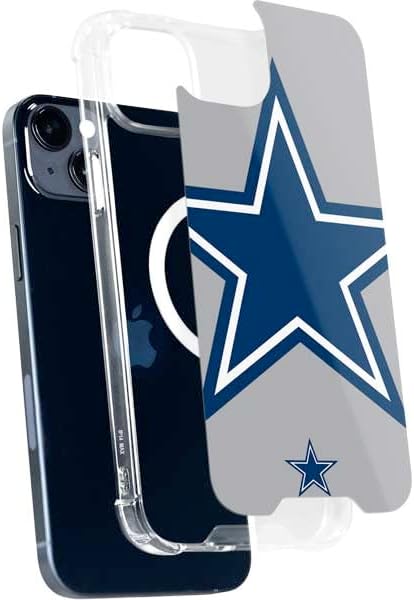 Skinit Phone Case Compatible with MagSafe iPhone 15 Plus - Officially Licensed NFL Dallas Cowboys Retro Logo Design
